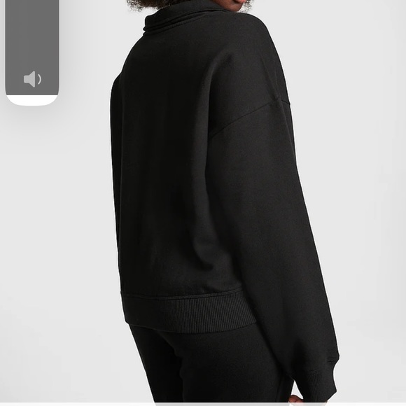 Vs premium fleece half zip hoodie size small color black - Picture 3 of 4